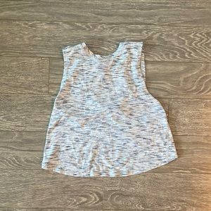 Lululemon Fast as Light Muscle Tank Cropped size 6